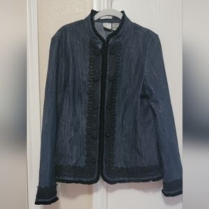 EMMA JAMES DARK WASH DENIM JACKET